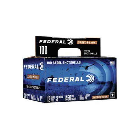 Federal WF1421004 Speed-Shok Waterfowl 12 Gauge 3" 1-1/4oz 4 Shot 1450 fps