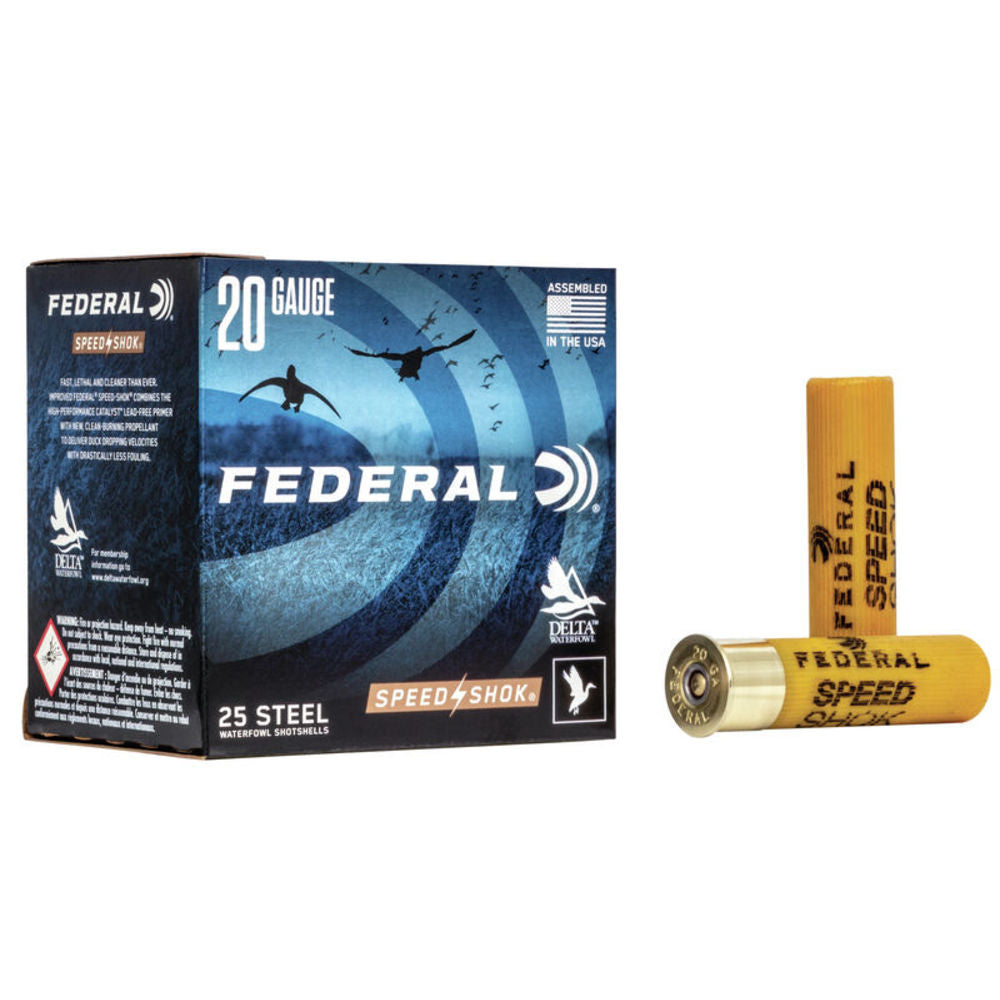 Federal Speed-Shok 20 Gauge 3 in / 3 in #4 7/8 oz