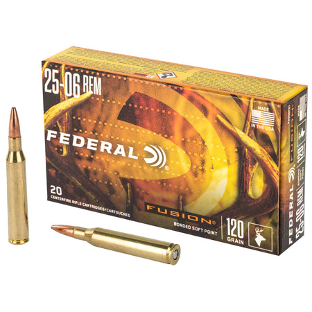 Federal F2506FS1 Fusion Boat Tail BT 120 Grain .25-06 Remington