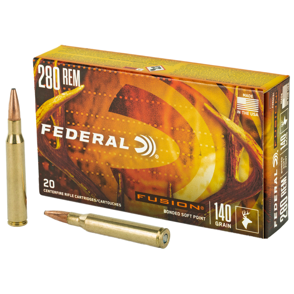 Federal Fusion .280 Remington 140 gr BSP ammo