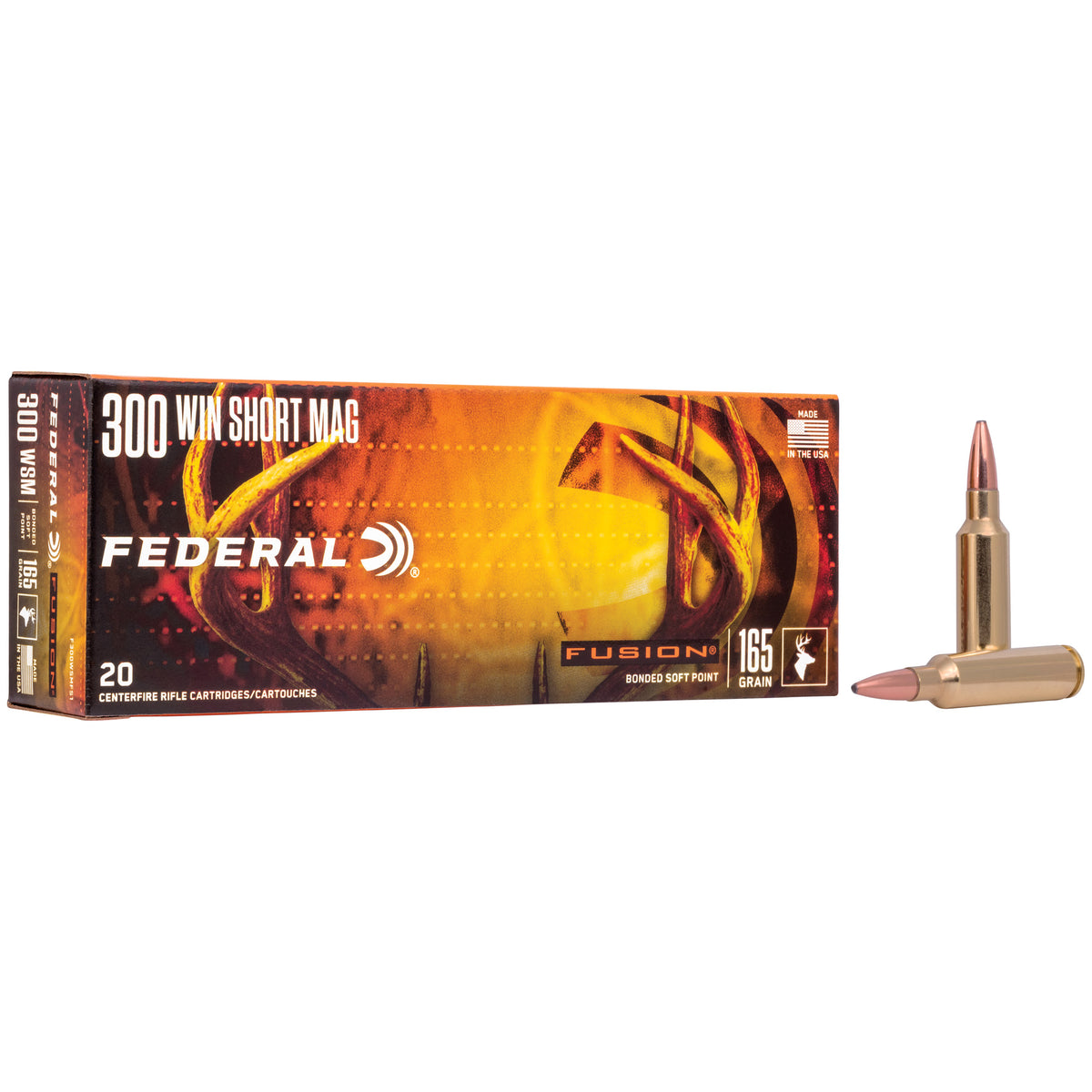 Federal Fusion .300 WSM 165 gr BSP ammo