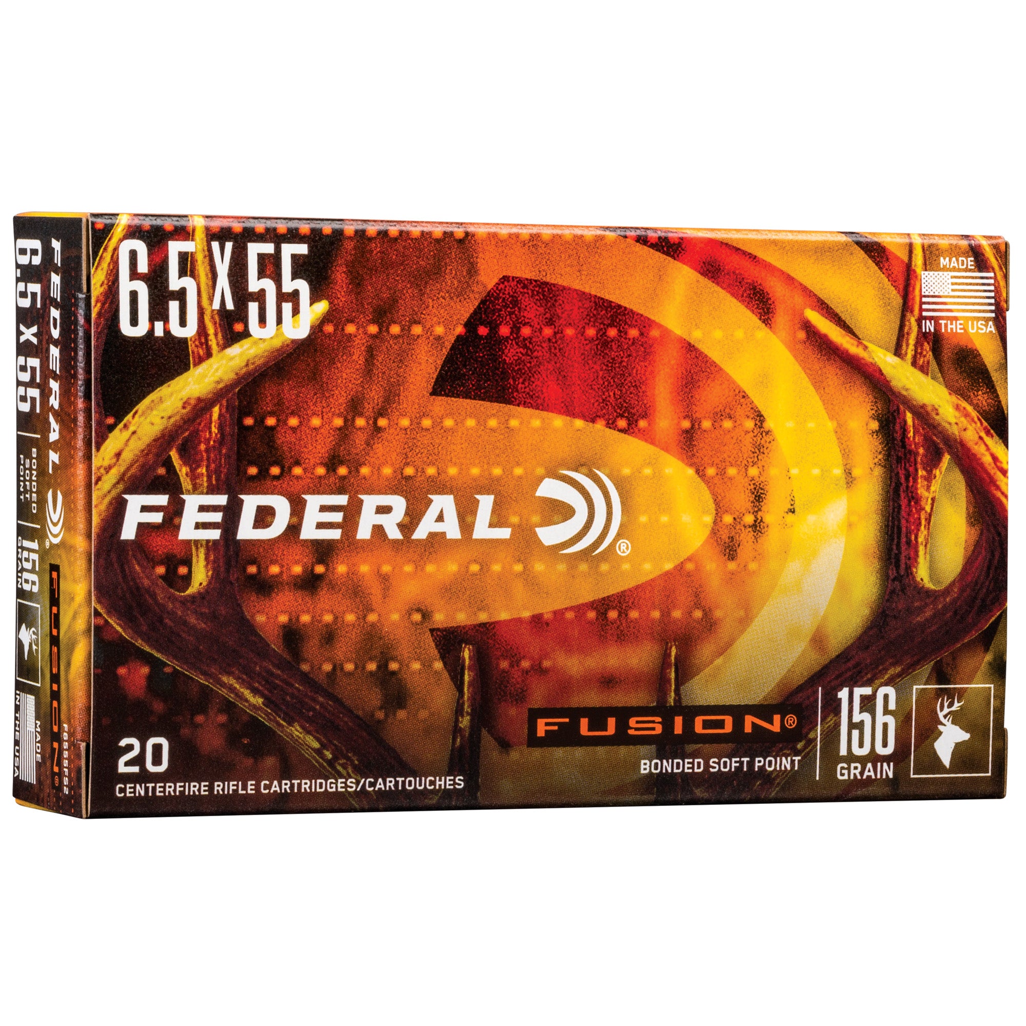 Federal Fusion 6.5x55mm Swedish 156 gr BSP ammo