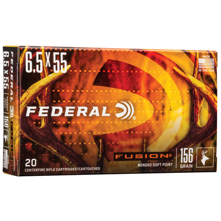 Federal Fusion 6.5x55mm Swedish 156 gr BSP ammo