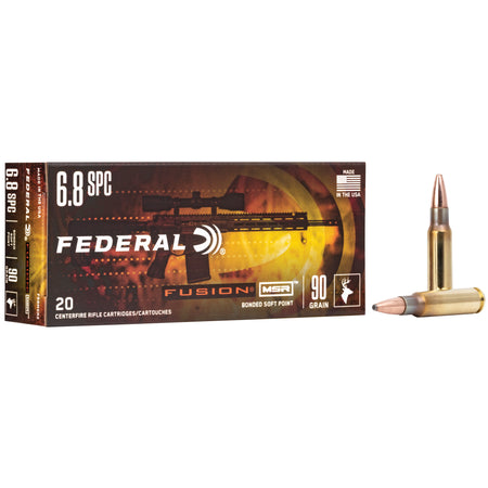 Federal Fusion MSR 6.8 Remington SPC 90 gr BSP ammo