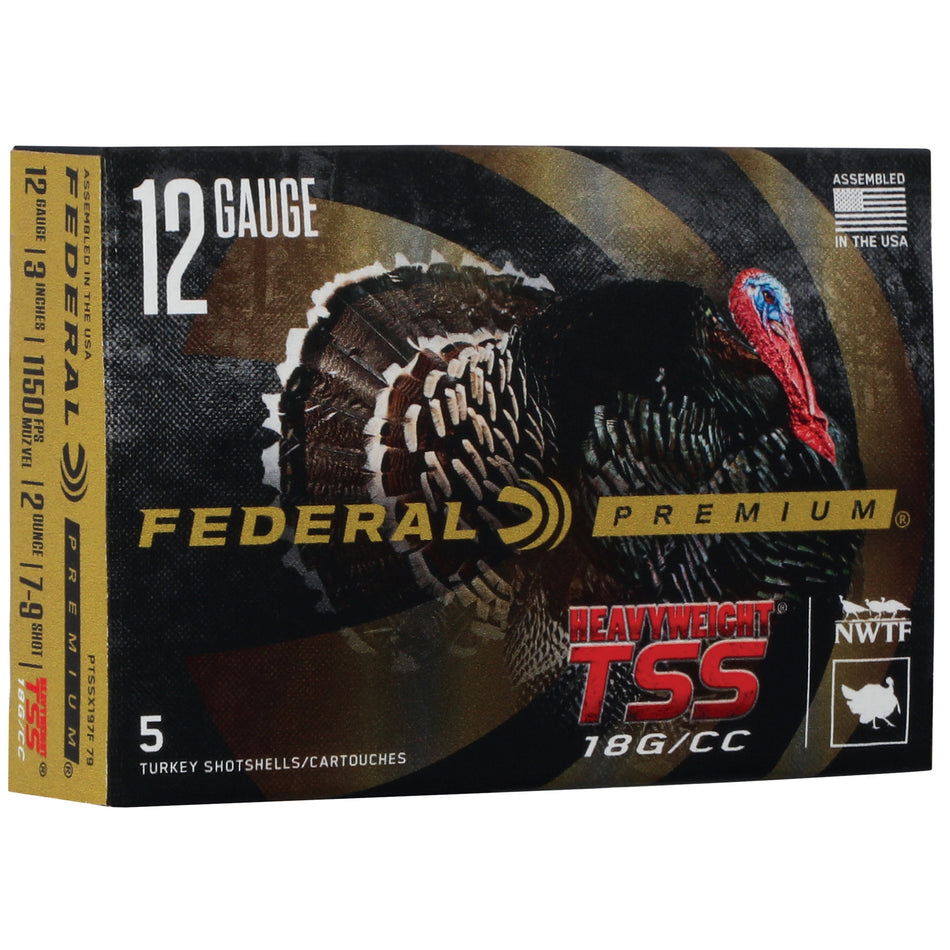 Federal PTSSX197F79 Premium Turkey Heavyweight TSS 12 Gauge 3" 2oz  1150 fps