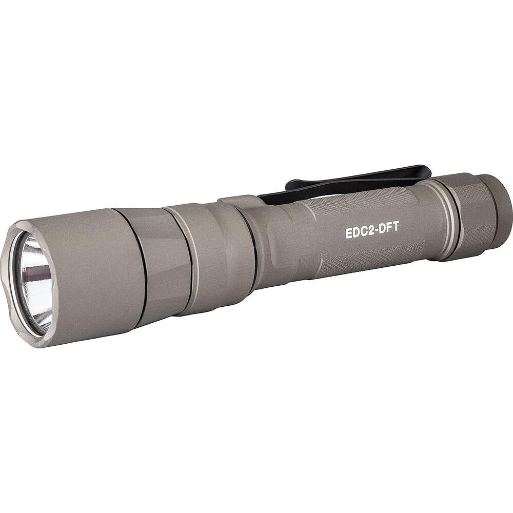 SureFire EDC2 Turbo Series Dual Fuel Flashlight 700 Lumens Tan