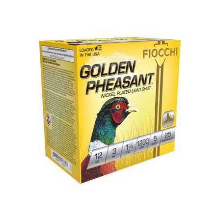 Fiocchi Golden Pheasant Extrema 12 Gauge 3 in / 3 in #5 1-3/4 oz