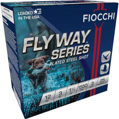Fiocchi 123ST153 Flyway Waterfowl 12 Gauge 3" 1-1/5oz 3 Shot 1550 fps