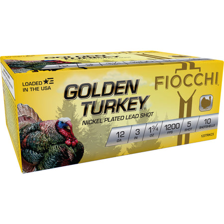 Fiocchi Golden Turkey Hunting 12 Gauge 3 in / 3 in #5 1-3/4 oz
