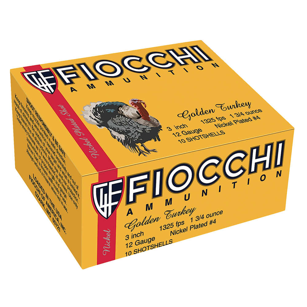 Fiocchi Golden Turkey Hunting 12 Gauge 3 in / 3 in #6 1-3/4 oz