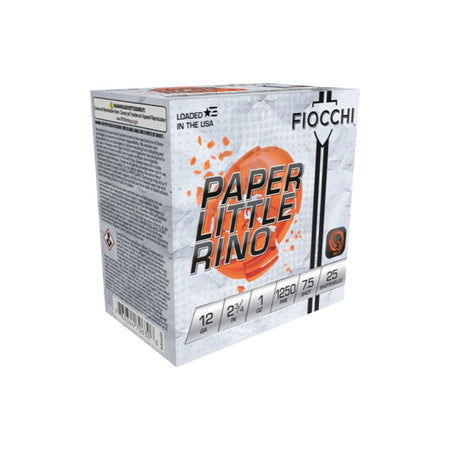 Fiocchi Paper Little Rino Extrema 12 Gauge 2.75 in / 2.75 in #7.5 1 oz