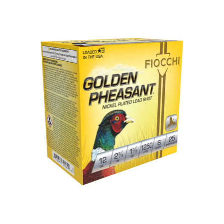 Fiocchi Golden Pheasant Extrema 12 Gauge 2.75 in / 2.75 in #6 1-3/8 oz