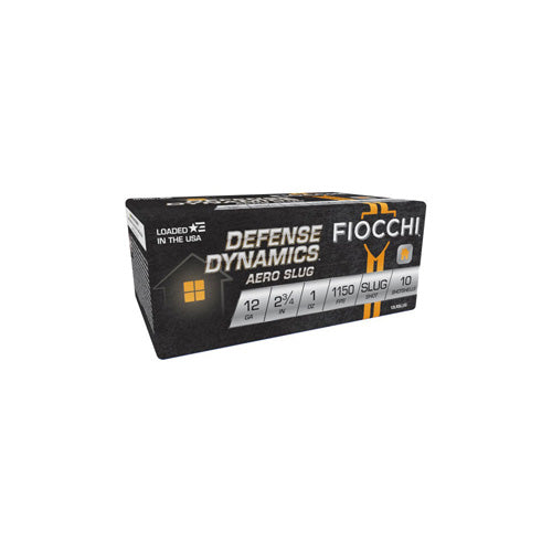 Fiocchi Defense Dynamics Aero Rifled Slug 12 Gauge 2.75 in / 2.75 in Slug 1 oz
