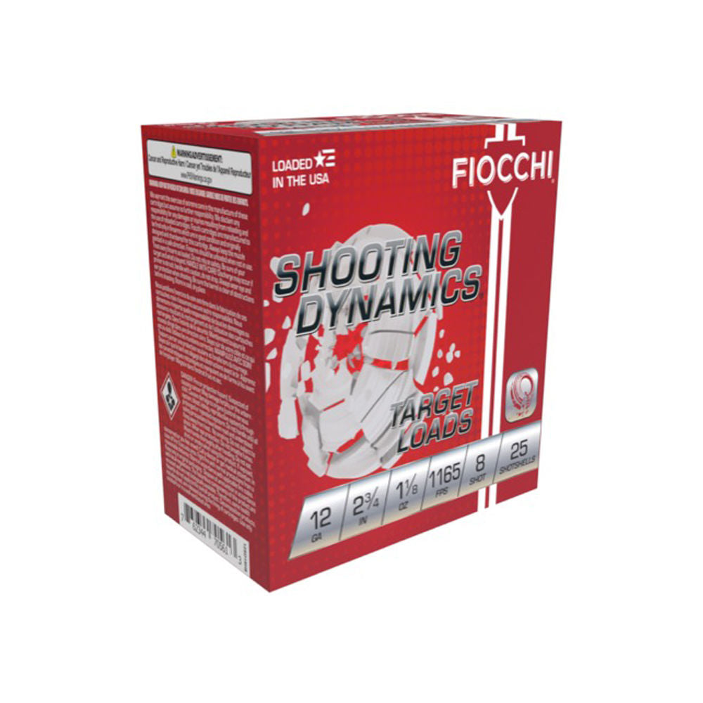 Fiocchi 12SD18L8 Shooting Dynamics Target 12 Gauge 2.75" 1-1/8oz 8 Shot 1165 fps