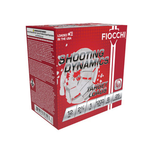 Fiocchi 12SD1H8 Shooting Dynamics Target 12 Gauge 2.75" 1oz 8 Shot 1200 fps