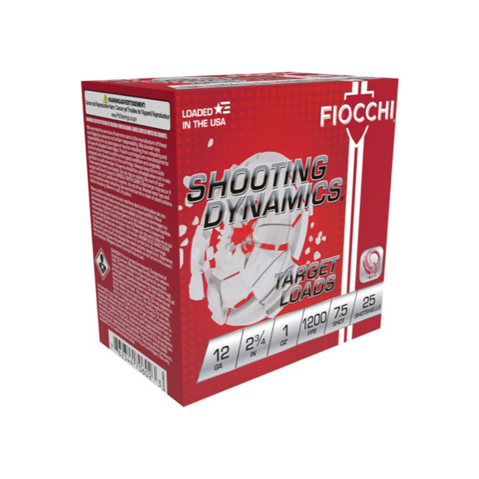 Fiocchi Shooting Dynamics 12 Gauge 2.75 in / 2.75 in #9 1 oz