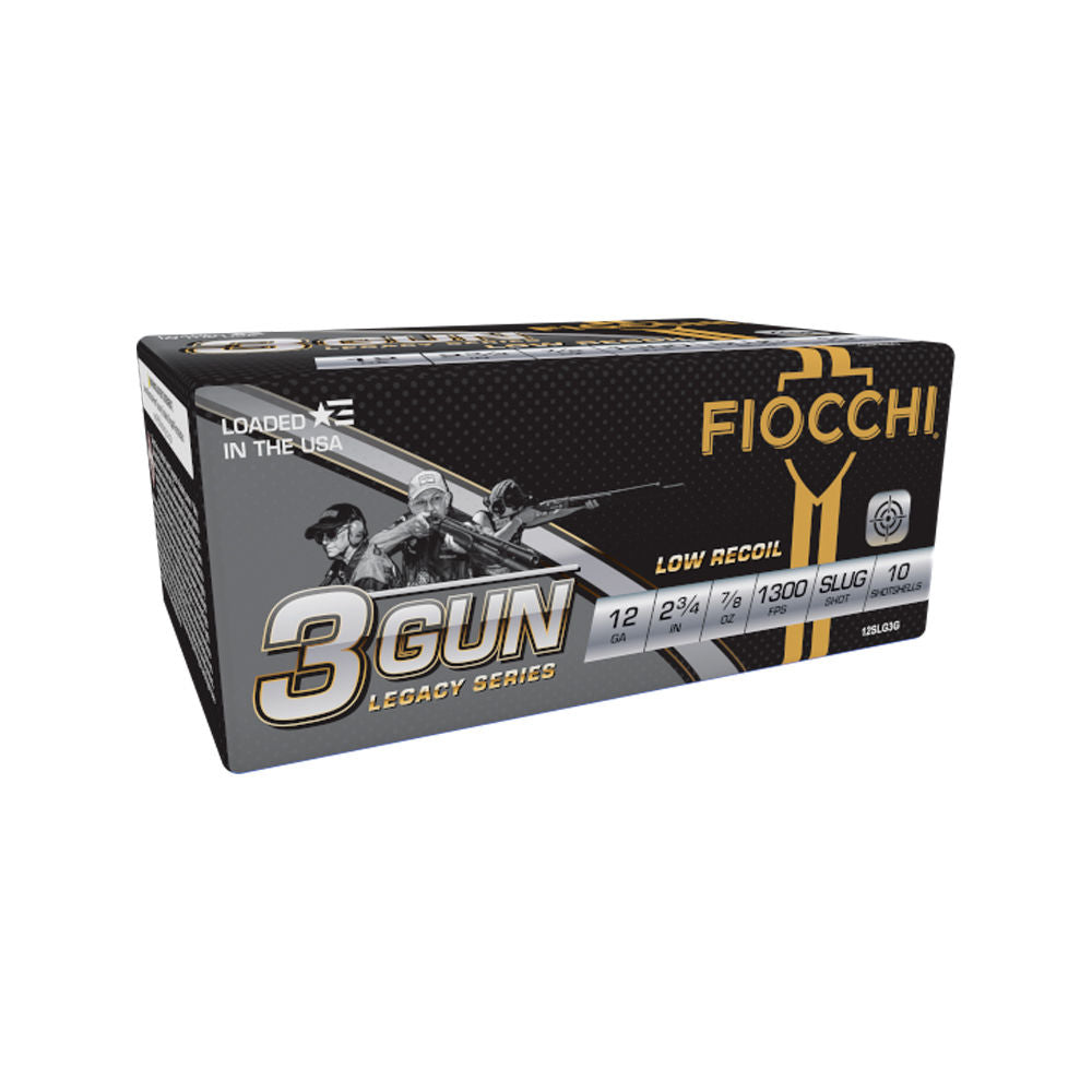 Fiocchi 3-Gun Match Legacy Series Low Recoil 12 Gauge 2.75 in / 2.75 in Slug 7/8 oz