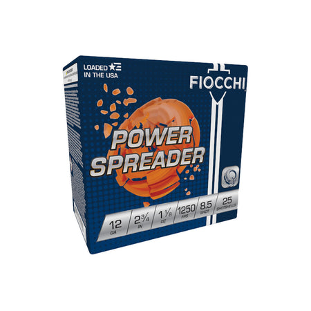 Fiocchi Exacta Target Power Spreader 12 Gauge 2.75 in / 2.75 in #8.5 1-1/8 oz