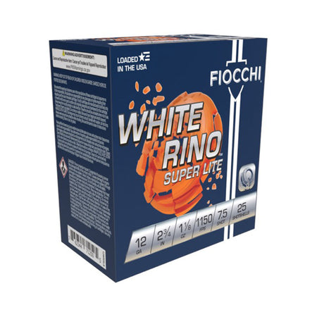 Fiocchi 12WRNL75   12 Gauge  1-1/8oz 7.5 Shot 1200 FPS.