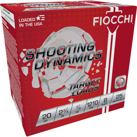 Fiocchi Shooting Dynamics 20 Gauge 2.75 in / 2.75 in #8 7/8 oz