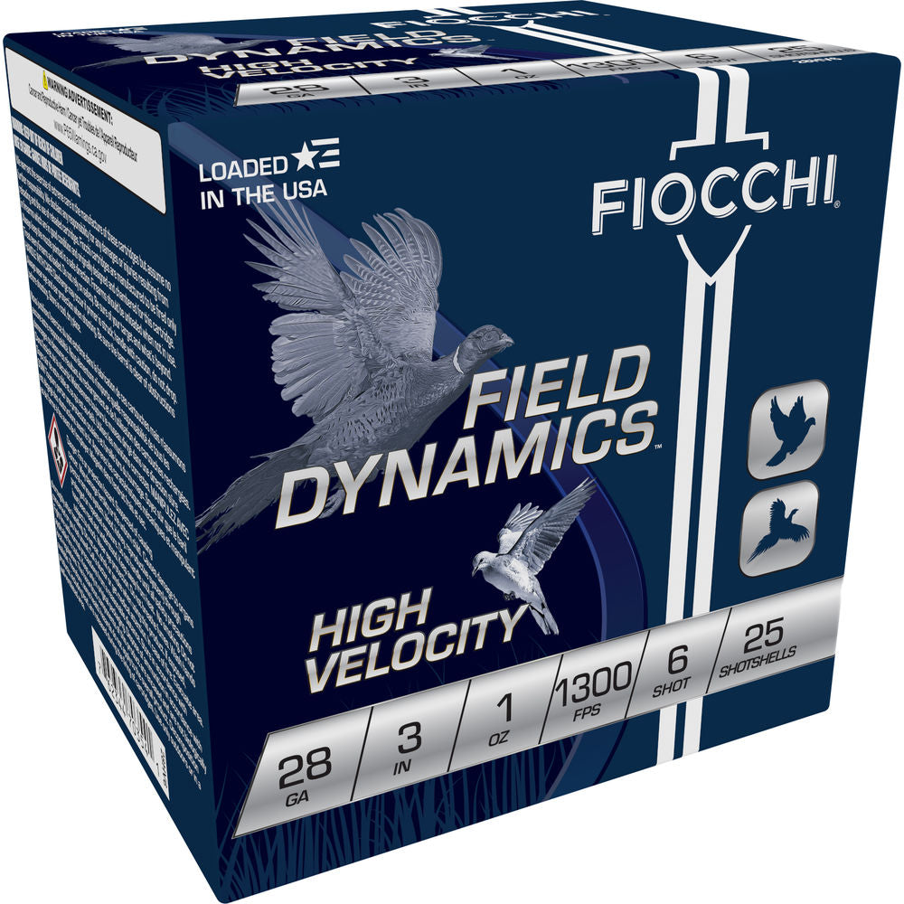 Fiocchi Field Dynamics High Velocity Upland Game Load 28 Gauge 3 in / 3 in #6 1 oz