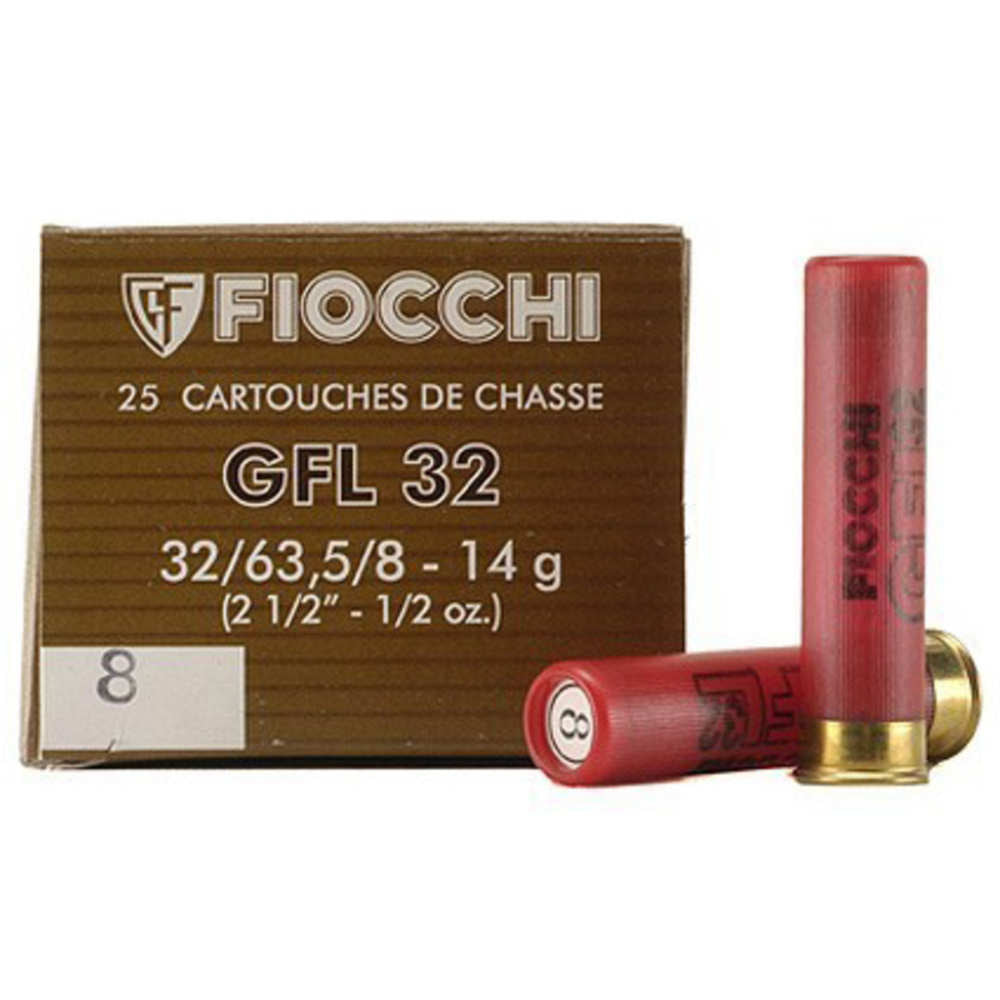Fiocchi Specialty #8 32 Gauge 1/2 oz 2.5 in
