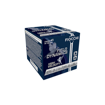 Fiocchi Field Dynamics High Velocity Upland Game Load .410 Bore 3 in / 3 in #9 11/16 oz
