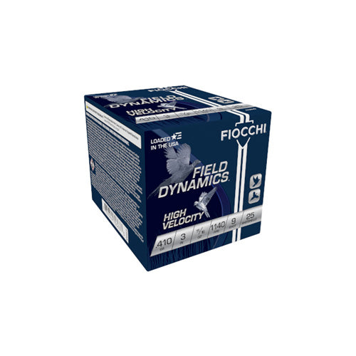 Fiocchi Field Dynamics High Velocity Upland Game Load .410 Bore 3 in / 3 in #9 11/16 oz