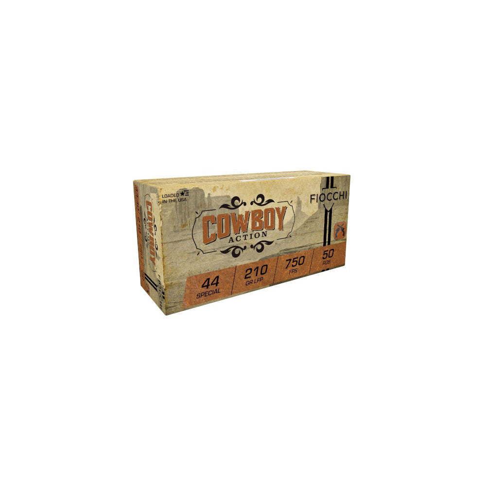 Fiocchi Cowboy Action .44 S&W Special 210 gr Solid ammo