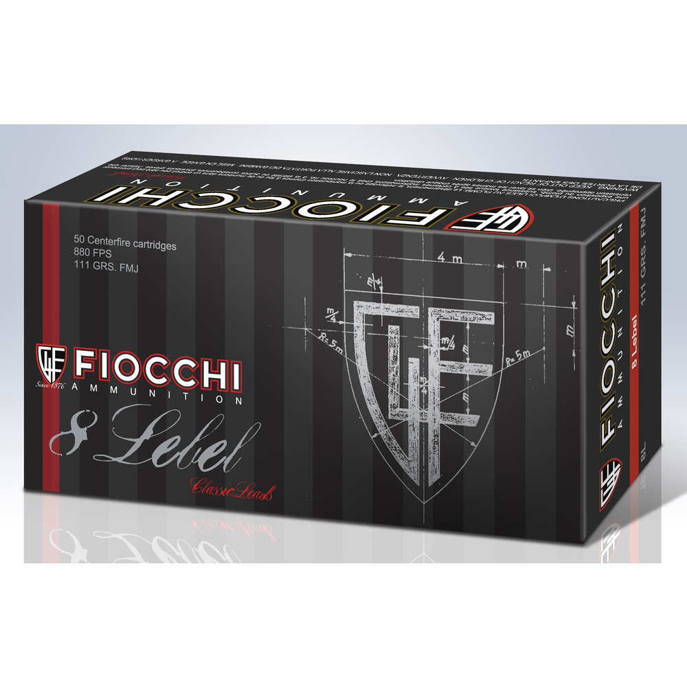 Fiocchi Heritage 8x27mmR Lebel 111 Gr FMJ