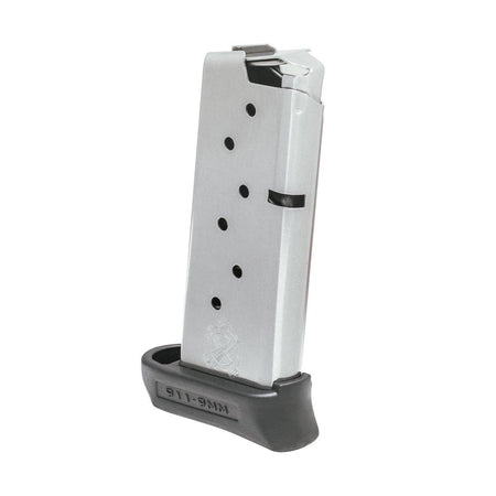 Springfield 911 Stainless Steel Magazine with Pinky Extension 9mm 7-Round