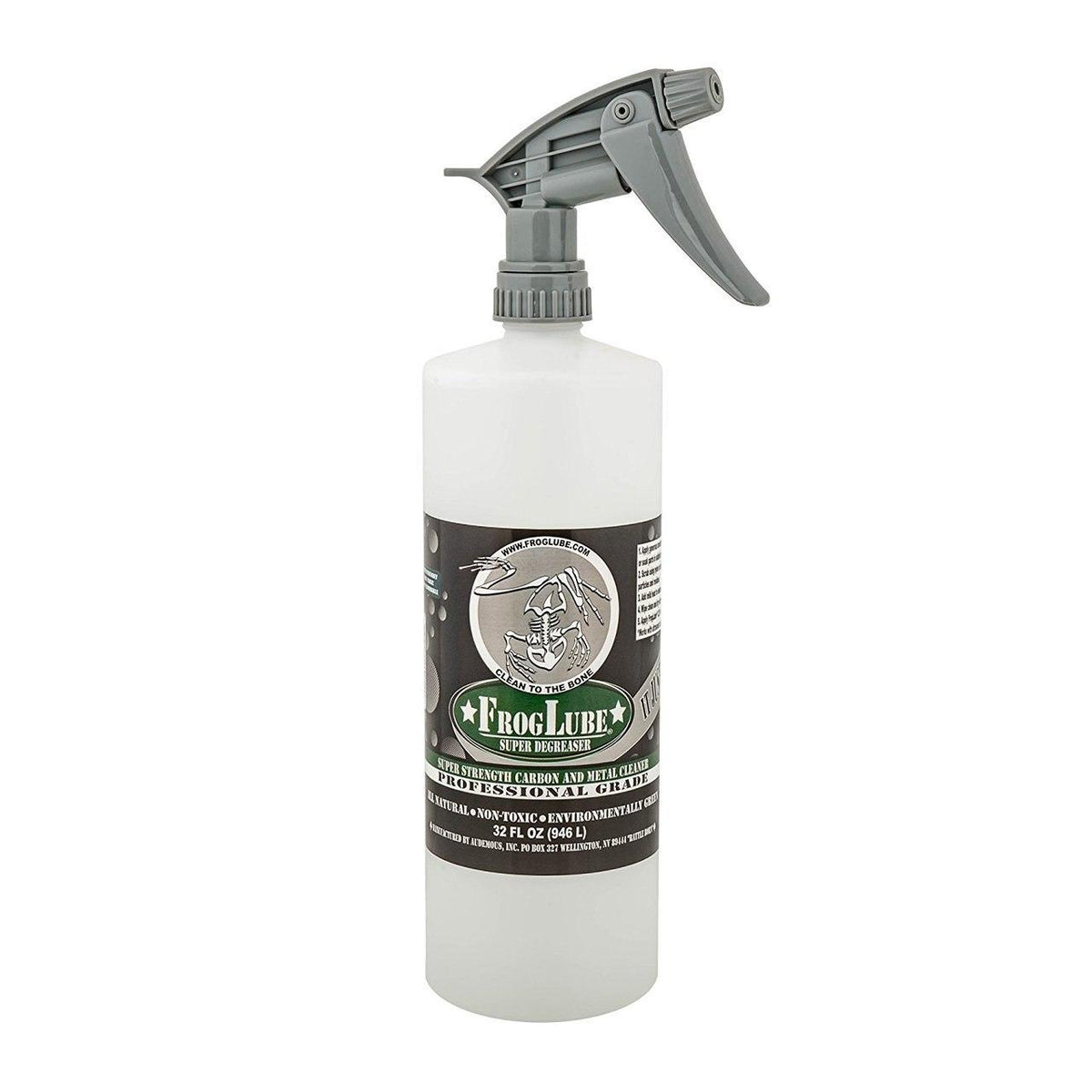 Froglube Super Degreaser Spray 32 oz - Water Based Bio-Based Formula
