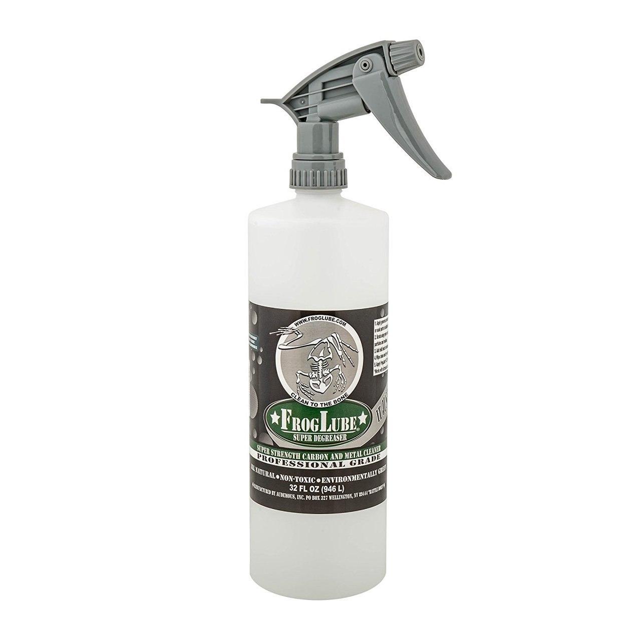 Froglube Super Degreaser Spray 32 oz - Water Based Bio-Based Formula