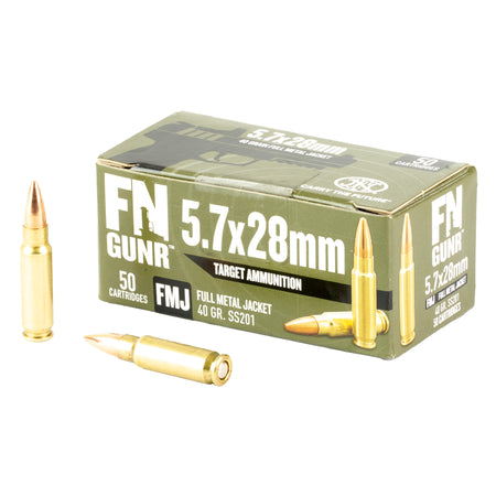 FN 10700032 Gunner Target Full Metal Jacket FMJ 40 Grain 5.7x28mm FN