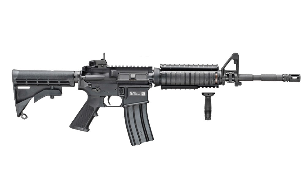 FN 36318 FN 15 M4 Military Collector 5.56x45mm NATO 16" Black Barrel / Receiver 30+1, Matte Black 6 Position Collapsible Stock, Black A2 Grip, Optics Ready