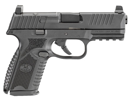 FN 66100587 509M MRD Mid-Size 9mm Luger 15+1 4" Black Recessed Crown Barrel, Matte Black Optic Ready/Serrated Stainless Steel Slide, Matte Black Polymer Frame w/Picatinny Rail, Ambidextrous