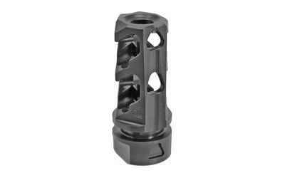 Fortis Manufacturing Muzzle Brake, 300 Blackout thru 7.62x39, 5/8x24, Black Nitride, Control Shield Compatible, 300BLK-MB