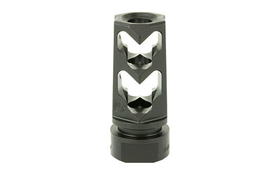 Fortis Manufacturing 9MM Muzzle Brake, 1/2x28 Thread, Black Nitride Finish, 9MM-MB-BLK-28