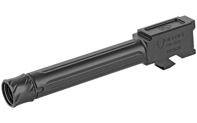 Fortis Manufacturing Match Grade Threaded Barrel for Glock 19 Gen 1-5 and 19X, 9mm, 4.5", Black Nitride