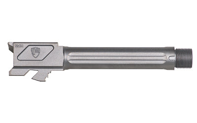 Fortis Manufacturing Match Grade Threaded Barrel for Glock 19 Gen 1-5 and 19X, 9mm, 4.5", Grey MDC PVD Finish