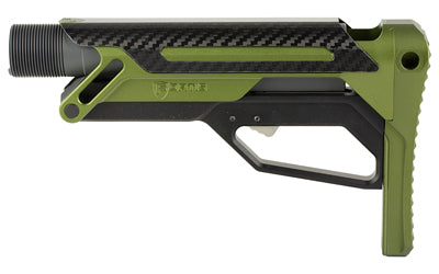 Fortis Manufacturing LA Stock with Buffer Tube, AR-15, Olive Drab Green, Aircraft Grade Aluminum LAS-BNDL-15-ODG
