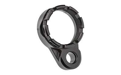 Fortis Manufacturing LE-BLK-K1-BLK Lightweight Enhanced AR-15 End Plate with K1 Tapered Castle Nut, Black