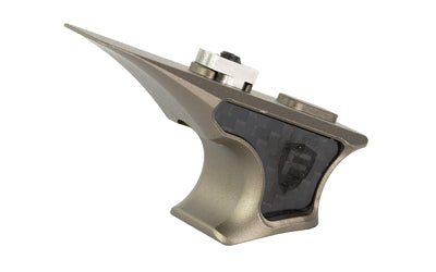 Fortis Manufacturing Shift M-LOK Handstop with Carbon Fiber Inserts, Flat Dark Earth Anodized