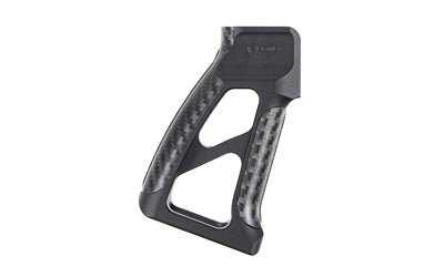 Fortis Manufacturing Torque Pistol Grip 15 Degrees, Black with Carbon Fiber Accents, Fits AR-15 TOR-PG-CF-15-BLK