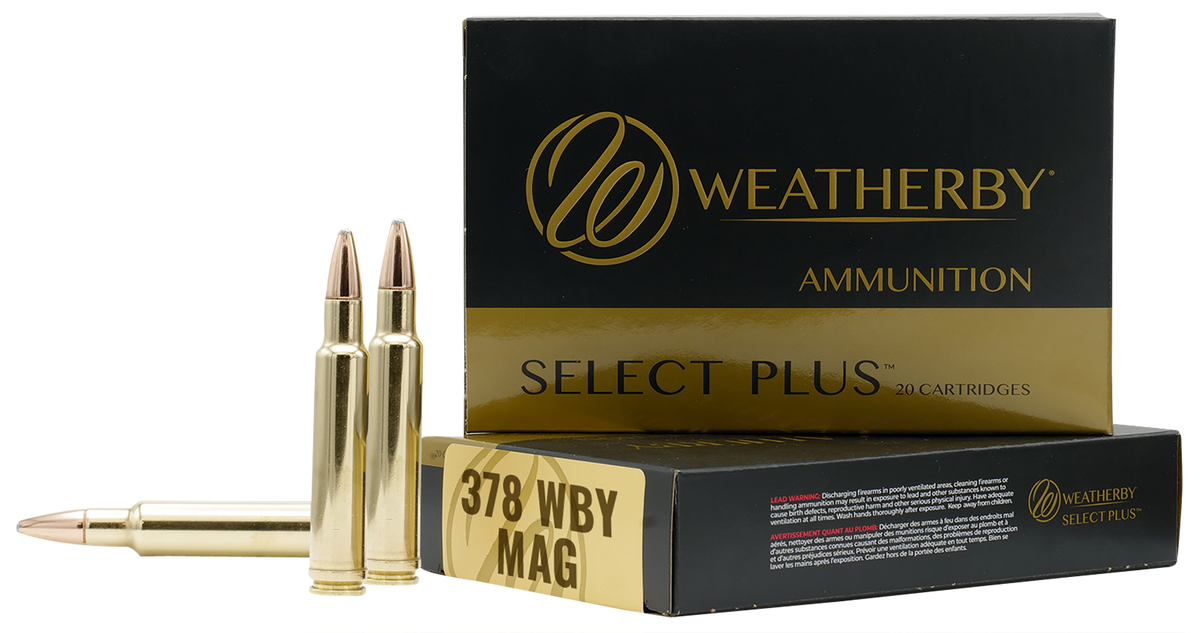 Weatherby Select Plus .378 Weatherby Mag 270 gr Barnes TSX Lead Free ammo 3060 FPS
