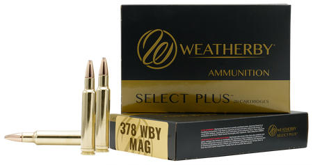 Weatherby Select Plus .378 Weatherby Mag 270 gr Barnes TSX Lead Free ammo 3060 FPS