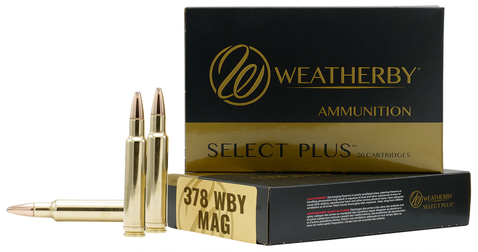 Weatherby Select Plus .378 Weatherby Mag 270 gr Barnes TSX Lead Free ammo 3060 FPS