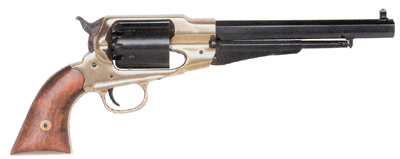 Traditions FR18581 1858 Army Break Open 44 Cal #11 Percussion 8" Blued Barrel Brass Frame 6-Shot Walnut Grip