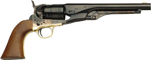 Traditions FR18602 1860 Army Break Open 44 Cal #11 Percussion 8" Blued Barrel Color Case Hardened Steel Frame Walnut Grip