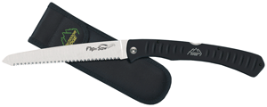 Outdoor Edge Flip N'Saw 7" Stainless Black Folding Saw with Nylon Sheath